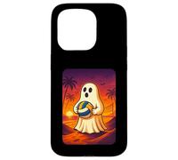Funny Ghost Beach Volleyball Player Halloween Volleyball Carcasa para iPhone 15 Pro