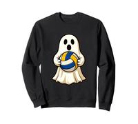 Funny Ghost Beach Volleyball Player Halloween Volleyball Sudadera