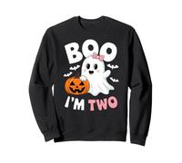 Funny Ghost Boo I'm Two Years 2nd Birthday Niño Halloween Sudadera