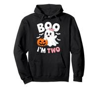 Funny Ghost Boo I'm Two Years 2nd Birthday Niño Halloween Sudadera con Capucha