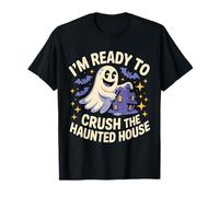 Funny Ghost Crush The Haunted House Halloween tee Camiseta