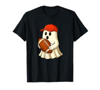 Funny Ghost Football Player Halloween Football Trainer Coach Camiseta