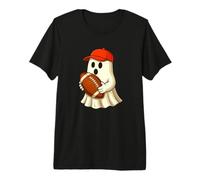 Funny Ghost Football Player Halloween Football Trainer Coach Camiseta Premium