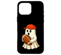 Funny Ghost Football Player Halloween Football Trainer Coach Carcasa para iPhone 16 Pro MAX