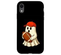 Funny Ghost Football Player Halloween Football Trainer Coach Carcasa para iPhone XR