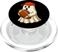 Funny Ghost Football Player Halloween Football Trainer Coach PopSockets PopGrip para MagSafe