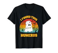 Funny Ghost Nurse Retro Halloween Enfermera Encontré Este húmero Camiseta gráfica económica, Hombre, Negro, XL