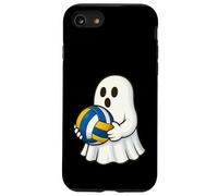 Funny Ghost Volleyball Player Halloween Volleyball Coach Carcasa para iPhone SE (2020) / 7/8