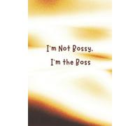 Funny Gifts for Coworkers & Boss | "I'm Not Bossy, I'm The Boss" Gag Gift Lined Notebook | White Elephant, Secret Santa & Office Gift Idea for Men and Women (Rverium - Abstract Quotes)