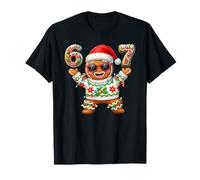 Funny Gingerbread Six Seven 67 Ice Cream Drip Christmas Meme Camiseta