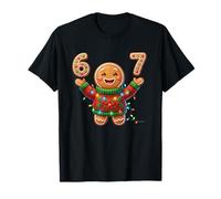 Funny Gingerbread Six Seven 67 Ice Cream Drip Christmas Meme Camiseta