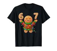 Funny Gingerbread Six Seven 67 Ice Cream Drip Christmas Meme Camiseta