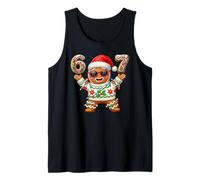 Funny Gingerbread Six Seven 67 Ice Cream Drip Christmas Meme Camiseta sin Mangas