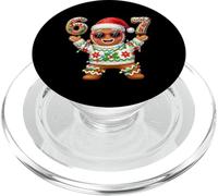 Funny Gingerbread Six Seven 67 Ice Cream Drip Christmas Meme PopSockets PopGrip para MagSafe