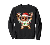 Funny Gingerbread Six Seven 67 Ice Cream Drip Christmas Meme Sudadera