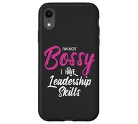 Funny Girl Boss I'm Not Bossy I Have Leadership Skills Carcasa para iPhone XR