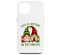 Funny GNOME Camper Quote Life Is Better On The Campsite Carcasa para iPhone 13