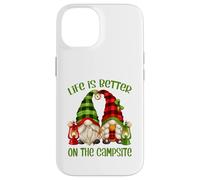 Funny GNOME Camper Quote Life Is Better On The Campsite Carcasa para iPhone 14