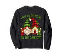 Funny GNOME Camper Quote Life Is Better On The Campsite Sudadera