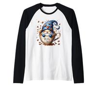 Funny GNOME Coffee Mug with Coffee Saying For Women Mom Life Camiseta Manga Raglan