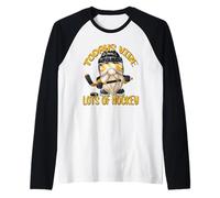 Funny GNOME Dad Hockey Saying For Men and Hockey Coach Camiseta Manga Raglan