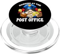 Funny GNOME Dad In Post Office Clothing For Men Mail Carrier PopSockets PopGrip para MagSafe
