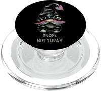 Funny GNOME Pun For Men Punk Rock Biker Gnope Not Today PopSockets PopGrip para MagSafe