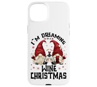 Funny Gnomes For Wine Lover I`m Dreaming of A Wine Christmas Carcasa para iPhone 15 Plus