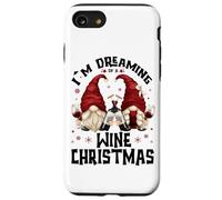 Funny Gnomes For Wine Lover I`m Dreaming of A Wine Christmas Carcasa para iPhone SE (2020) / 7/8