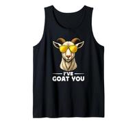 Funny Goat Farming Farmer Joke Goat Pun I've Goat You Camiseta sin Mangas