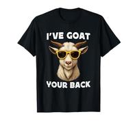 Funny Goat Farming Farmer Joke Goat Pun I've Goat Your Back Camiseta