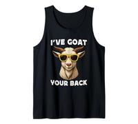 Funny Goat Farming Farmer Joke Goat Pun I've Goat Your Back Camiseta sin Mangas