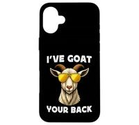 Funny Goat Farming Farmer Joke Goat Pun I've Goat Your Back Carcasa para iPhone 16 Plus