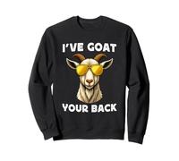 Funny Goat Farming Farmer Joke Goat Pun I've Goat Your Back Sudadera