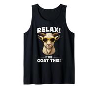 Funny Goat Farming Farmer Joke Goat Pun Relax I've Goat This Camiseta sin Mangas