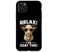 Funny Goat Farming Farmer Joke Goat Pun Relax I've Goat This Carcasa para iPhone 11 Pro MAX