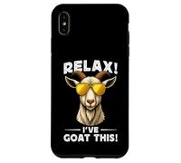 Funny Goat Farming Farmer Joke Goat Pun Relax I've Goat This Carcasa para iPhone XS MAX