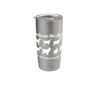 funny goat like shose Vaso térmico de acero inoxidable de doble pared