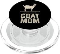 Funny Goat Mom I Love My Goat Retro Vintage Goat Lover Cute PopSockets PopGrip para MagSafe