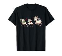 Funny Goat Mom Mama Kids Girls Womens Mother's Day Camiseta