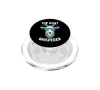 Funny Goat with Glasses The Goat Whisperer Goat Lover Hombres PopSockets PopGrip para MagSafe
