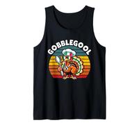Funny Gobblegool Italian Gobble Turkey Day Otoño Acción de Gracias Camiseta sin Mangas