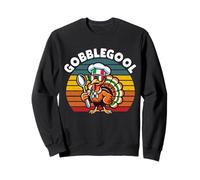 Funny Gobblegool Italian Gobble Turkey Day Otoño Acción de Gracias Sudadera