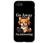 Funny Golden Retriever Corgi Go Away Soy un Perro introvertido Carcasa para iPhone SE (2020) / 7/8
