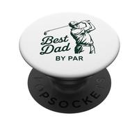 Funny Golf Dad by Par Cita Swing Humor Juego de Palabras PopSockets PopGrip Adhesivo