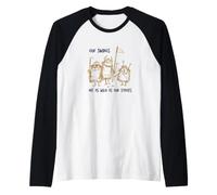 Funny Golf Nuestros Columpios Son Tan Salvajes como Nuestras Historias Camiseta Manga Raglan