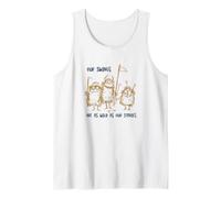 Funny Golf Nuestros Columpios Son Tan Salvajes como Nuestras Historias Camiseta sin Mangas