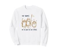 Funny Golf Nuestros Columpios Son Tan Salvajes como Nuestras Historias Sudadera
