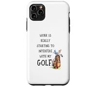 Funny Golf Office Humor Golfing Work Golfer Quote Carcasa para iPhone 11 Pro MAX