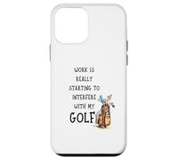 Funny Golf Office Humor Golfing Work Golfer Quote Carcasa para iPhone 12 Mini